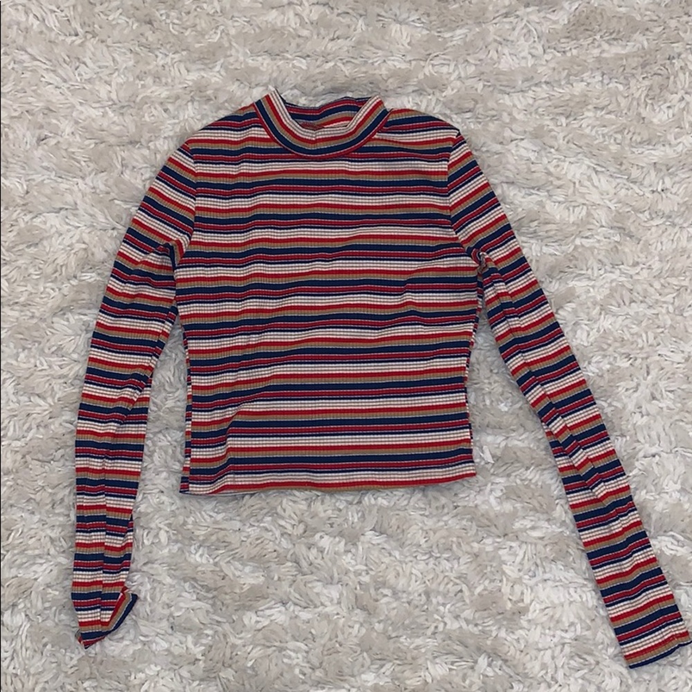 Striped Crop Top